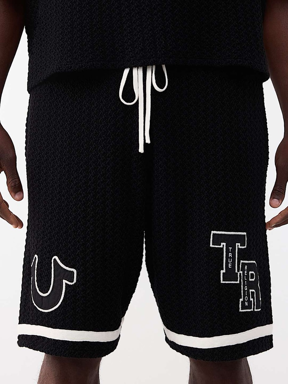 True Religion Open Knit Crochet Short